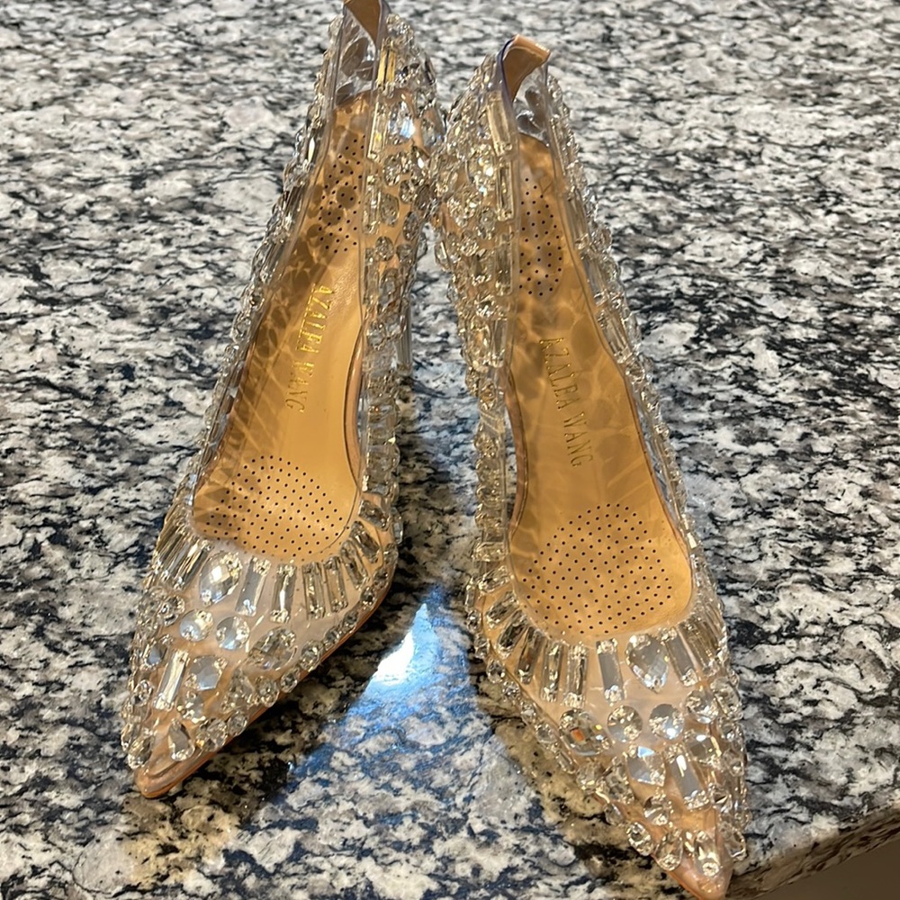 Azalea Wang Bonnie-Glass pumps Size 8.5